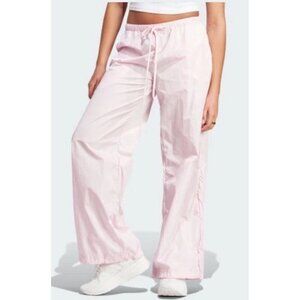 Women Adidas CITY BREAK PUDDLE PANTS In Clear Pink Color (Size S).